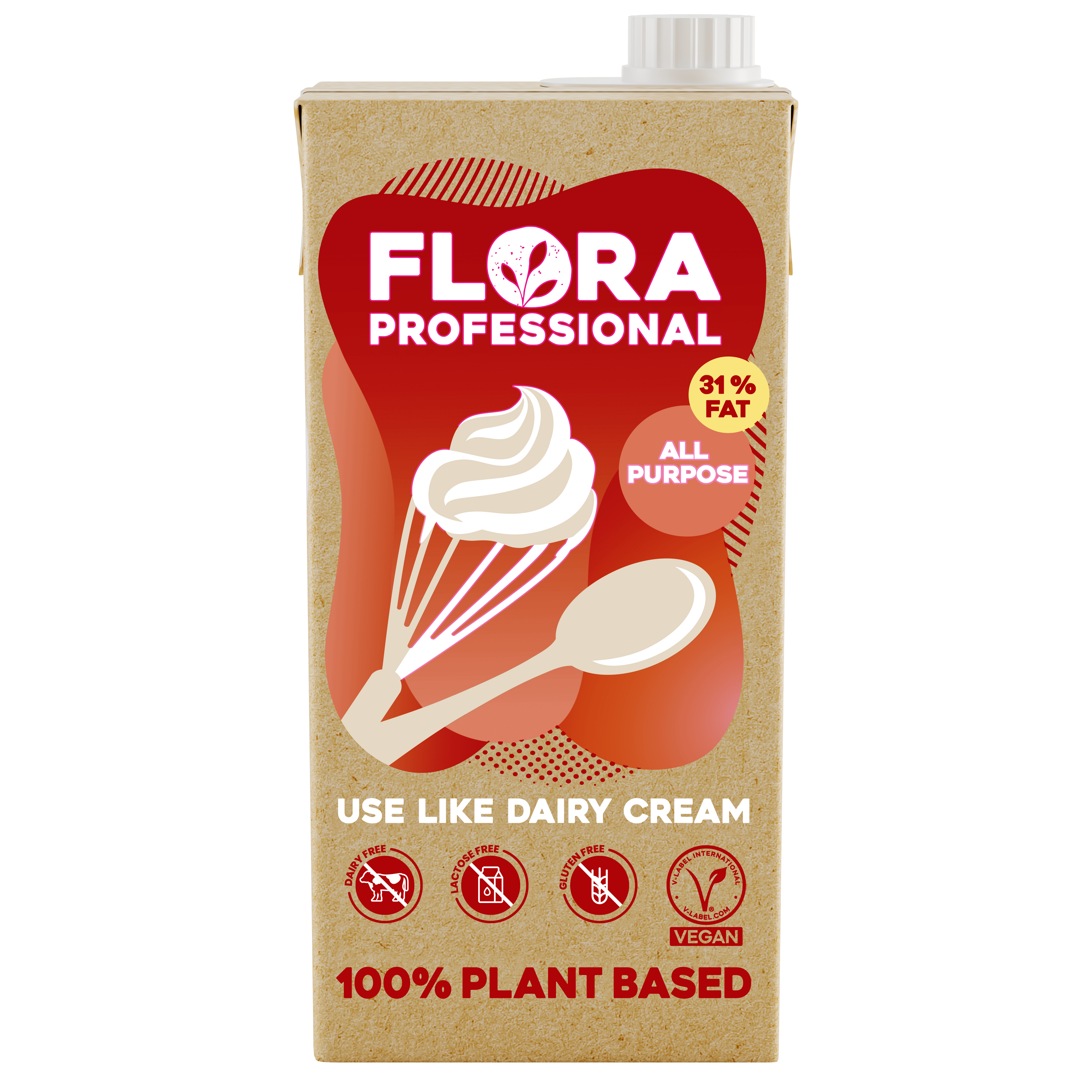 Flora Professional 1l crème végétale 31% liaison & foisonnement